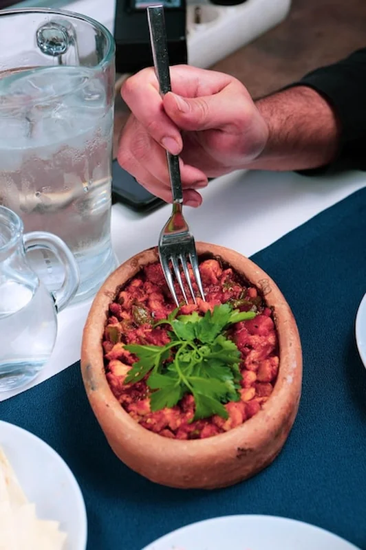 Tradycyjna turecka i grecka kolacja meze